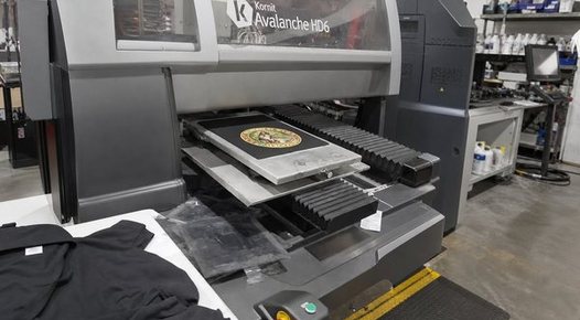 Kornit Avalanche HD6 direct-to-garment printer